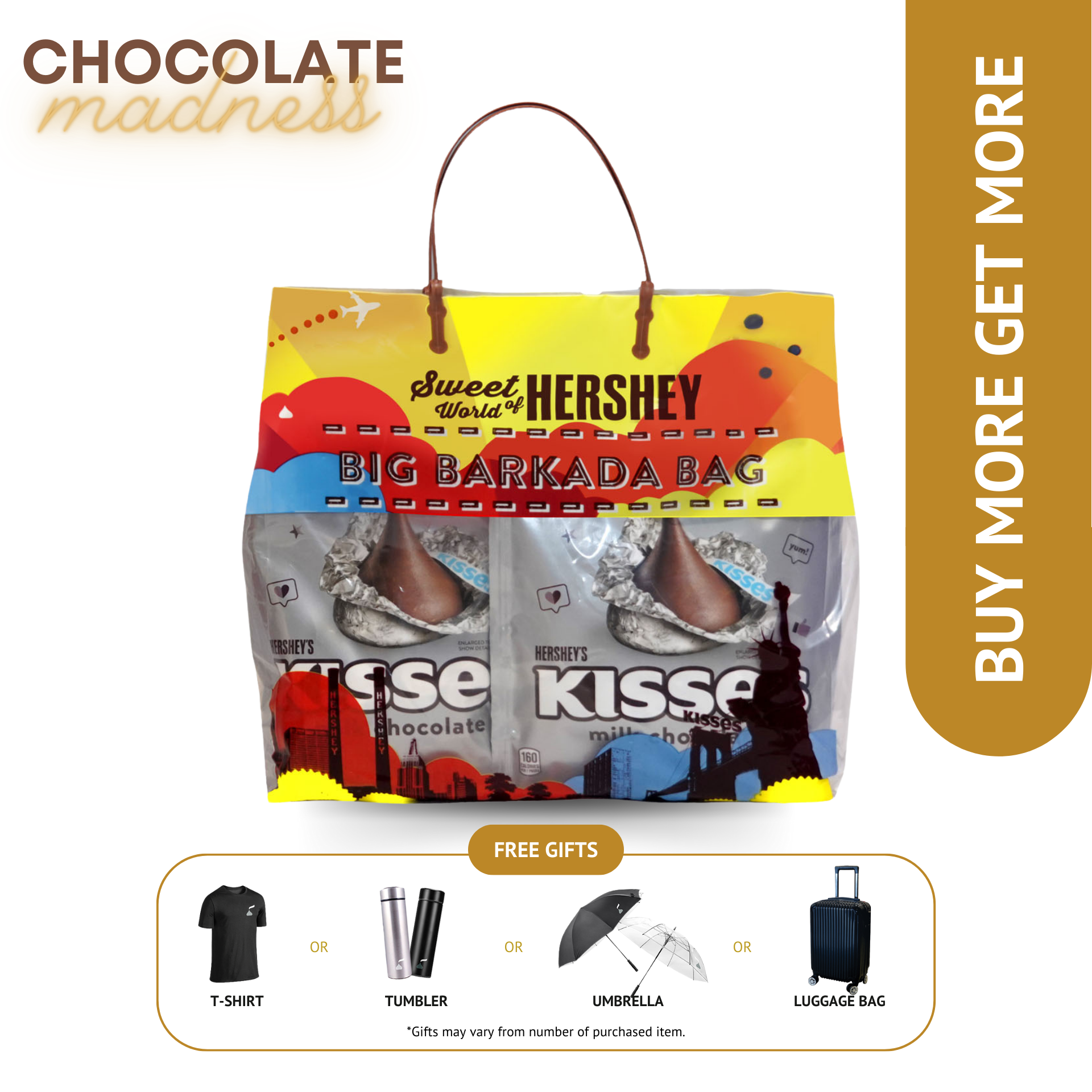 Hershey's Kisses Assorted All-Time Favorites Bag (12 pcs)